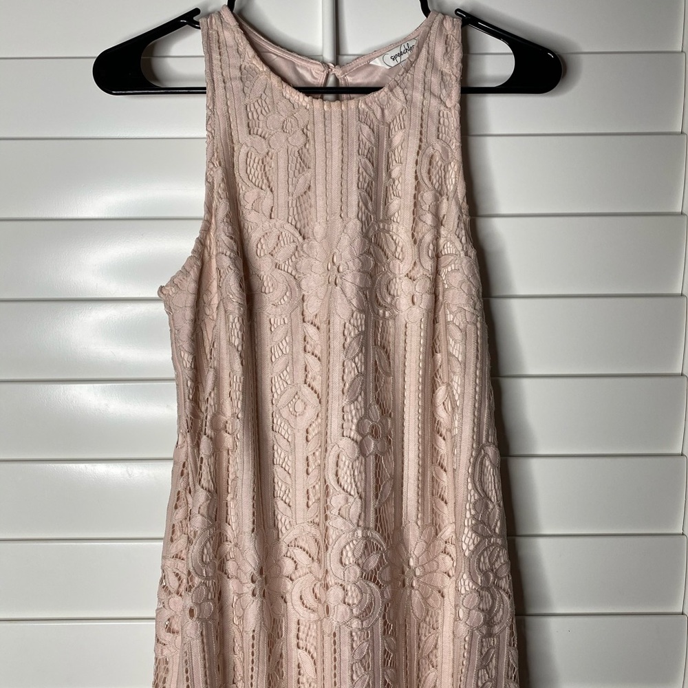 Light Pink Lace Dress